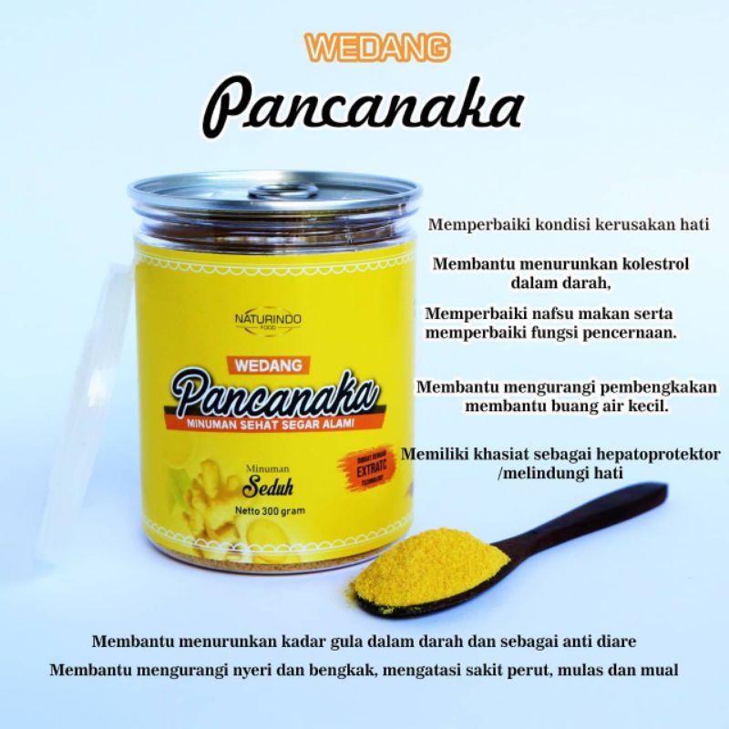 

Wedang Pancanaka - Minuman Daya Tahan Tubuh 300gr - Naturindo