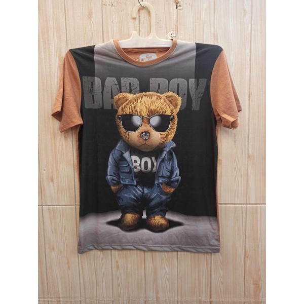 KAOS TSHIRT THE BEAR BAD BOY DISTRO KATUN COMBED