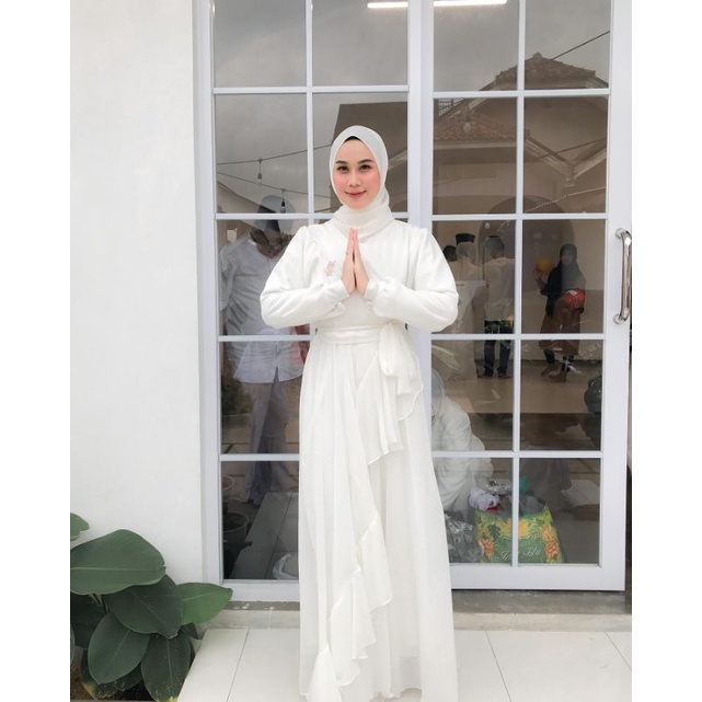 RAYA SERIES DRESS CERUTY ARMANY FULL FURRING/MEYHIRA DRESS/GAMIS CERUTY READY STOCK M L XL XXL/GAMIS MUSLIM WANITA TERLARIS/RISSA DRESS/FAR MOSLEMSTORE