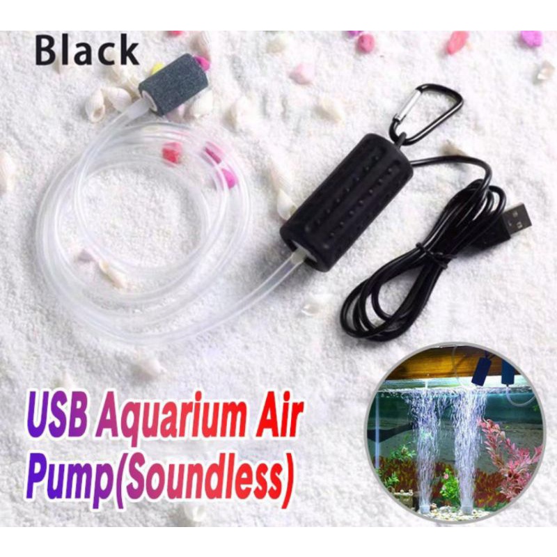 aerator silent DC POWER BANK untuk mancing dan listrik mati air pump mini usb