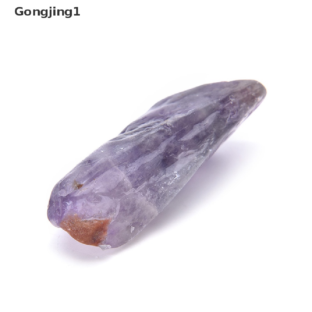 Gongjing1 100g Batu Kristal Amethyst Quartz Warna Ungu Untuk Dekorasi