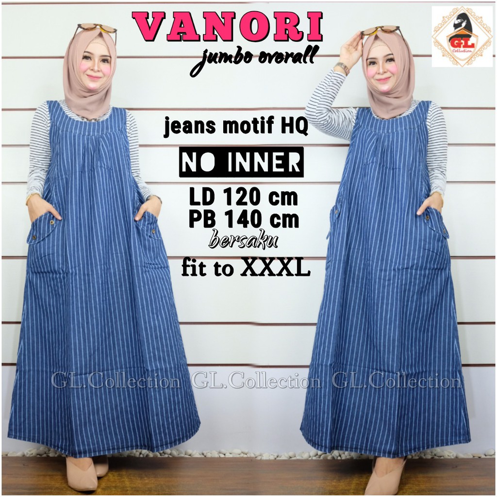 VANORI JUMBO OVERALL | JEANS LD 120CM PJ 140CM