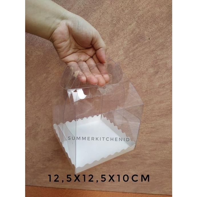 

[COD] Box Mika Handle 12,5x12,5cm / korean box / Gable Box Hampers Natal [COD]