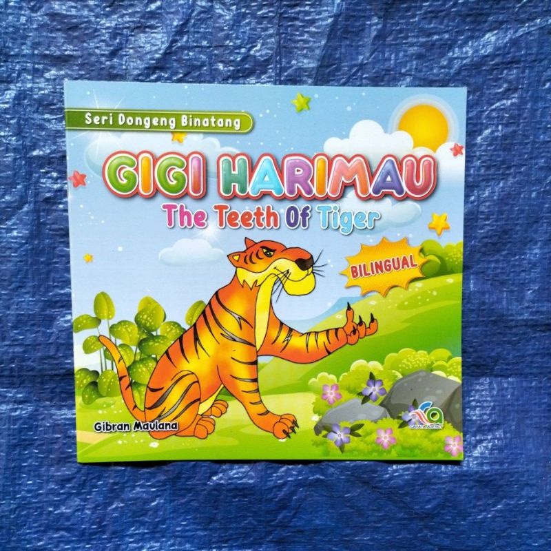 ORIGINAL BUKU CERITA ANAK SERI DONGENG BINATANG GIGI HARIMAU BILINGUAL FULL COLOUR