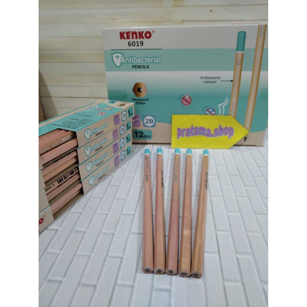 

Pensil Kenko 2B 6019 Antibacterial