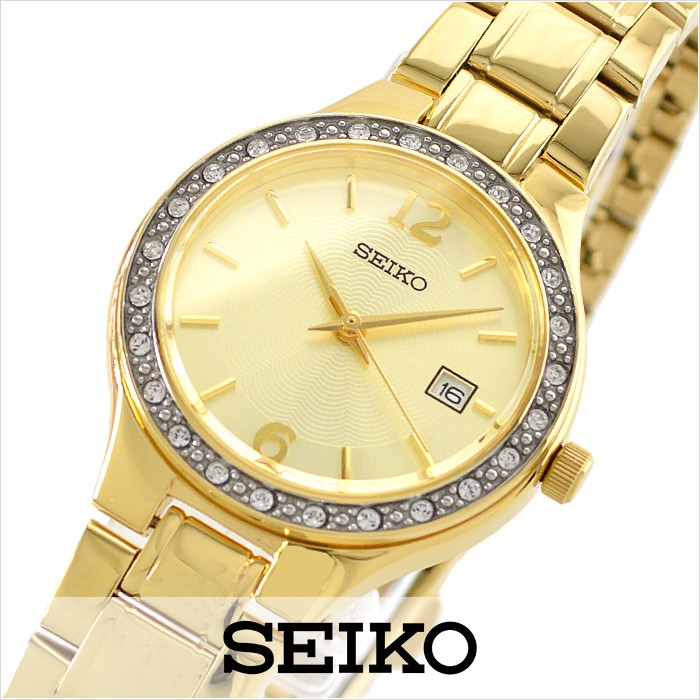 Seiko Ladies SUR782P1 Quartz Gold Polished | Jam Wanita SUR 782