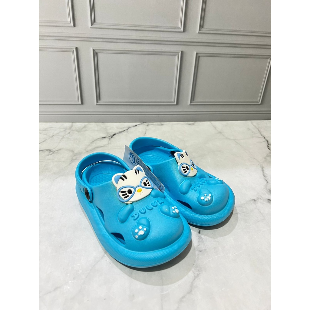 DX-378E-CAT Sandal Baim Karet Anak Perempuan Karakter Kucing Merek Dulux Size 20-25