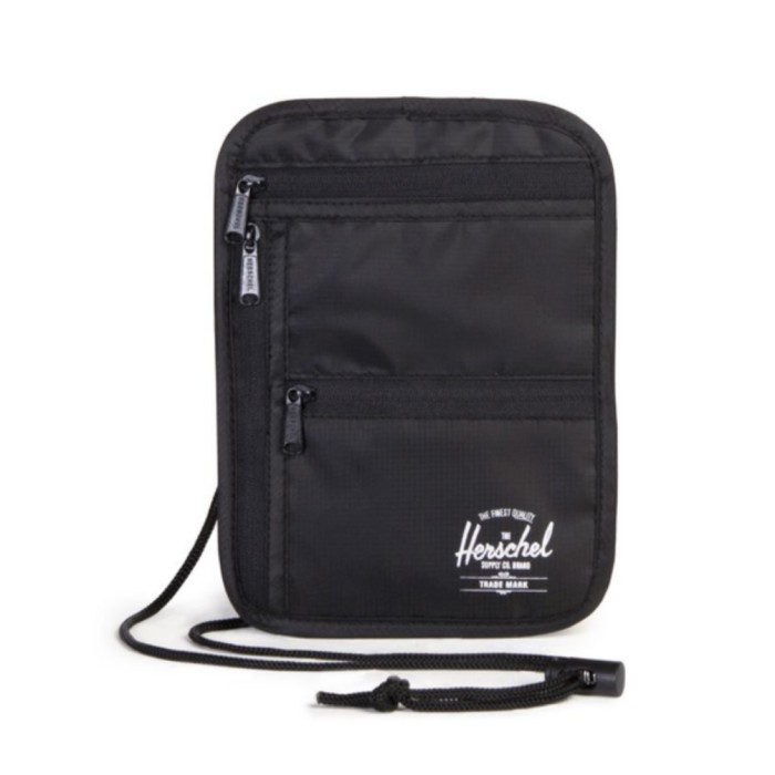 GROSIR MURAH HERSCHEL MONEY POUCH BLACK