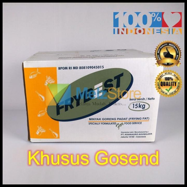 

PROMO KHUSUS GOJEKMINYAK GORENG PADAT/BEKU FRYBEST (ORDER 2 DUS ONGKIR 1) !!!