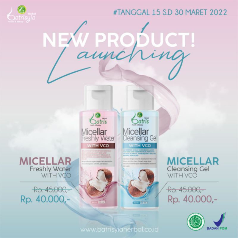 micellar freshly water/ micellar cleansing gel