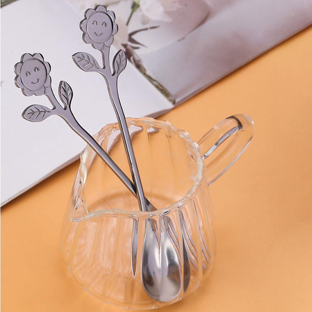 [Elegan] Sendok Teh Lucu Kreatif Mudah Dibersihkan Stainless Steel Alat Dapur Hadiah Pernikahan Hadiah Sendok Cangkir Aksesoris Dessert Spoon Fruit Fork