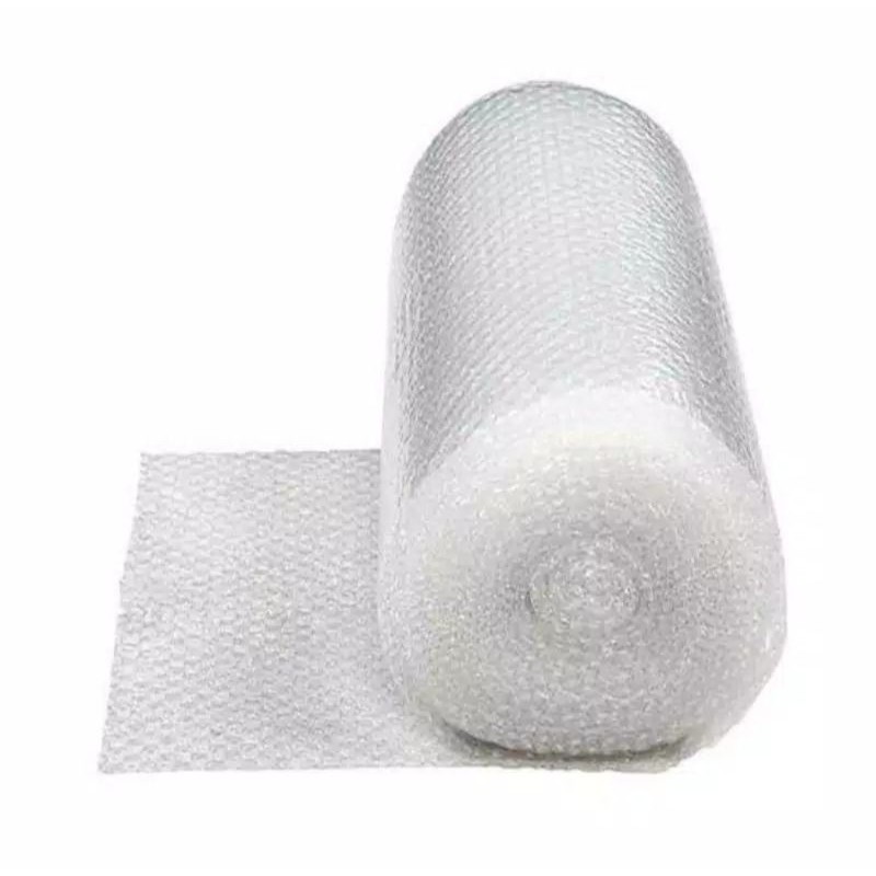 

Tambahan bubble wrap untuk tambahan pengaman packing