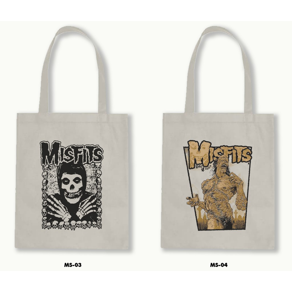 TOTE BAG BLACU - MISFITS