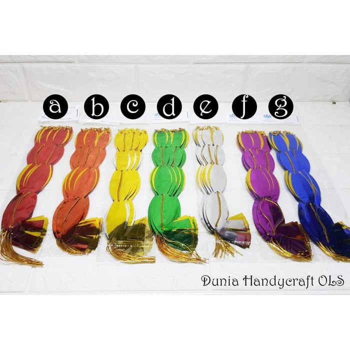 Pita Tarik Kupu-Kupu Merah Gold Pita Hias Kado Dekorasi GiftPS219