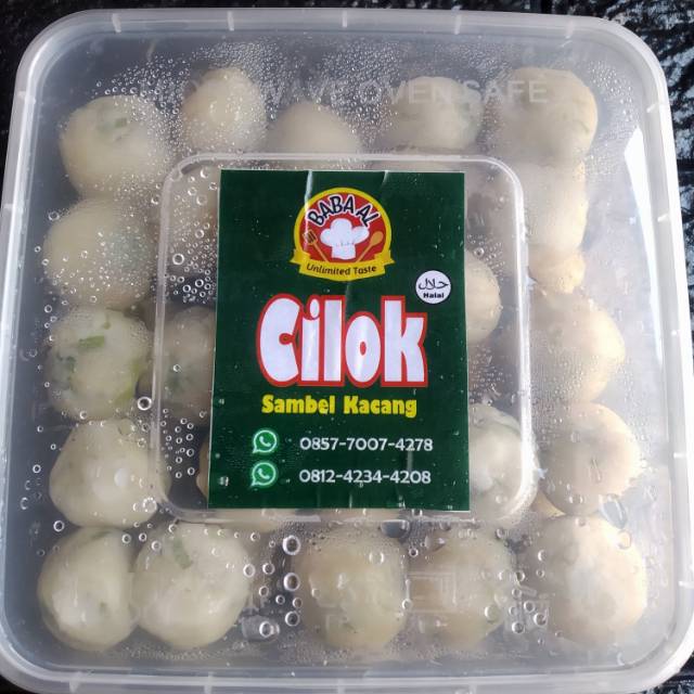 

CILOK ORIGINAL JUMBO PLUS SAMBEL KACANG/ISI 50BIJI