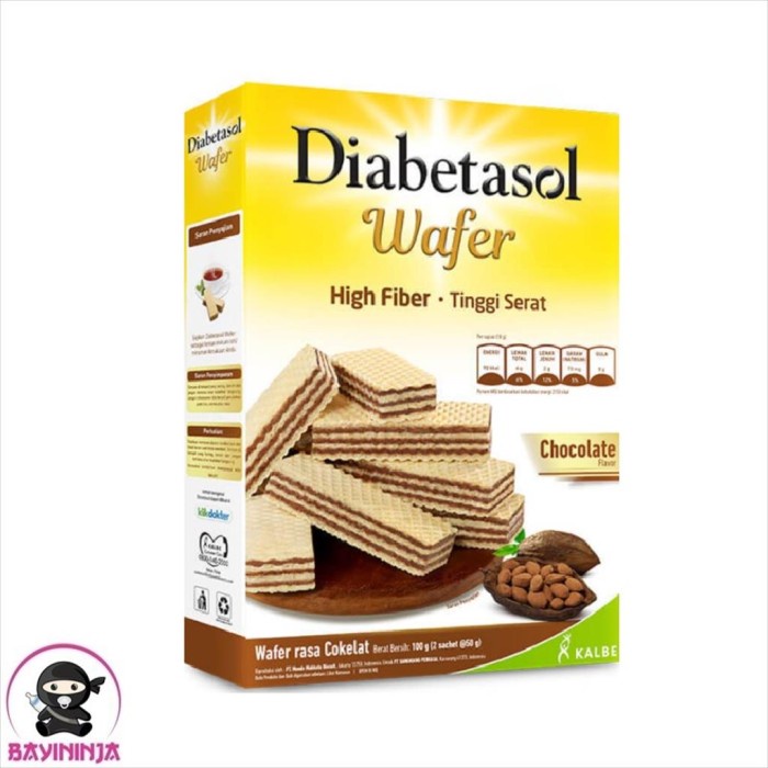 

DIABETASOL Wafer Chocolate 100 g T-Ninjabayi 01