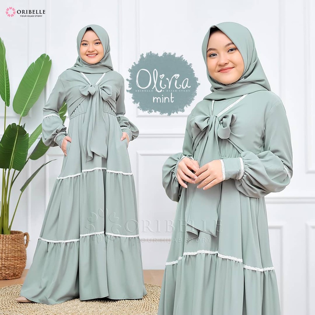 Oliva Kids Gamis Anak Perempuan 9-12 Tahun Gamis Anak SD Gamis Anak SMP