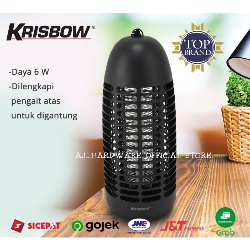 Lampu Perangkap Nyamuk Krisbow 6w - Hitam