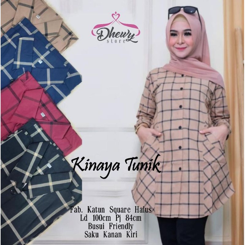 New Kinaya Tunik By Dhewy Store