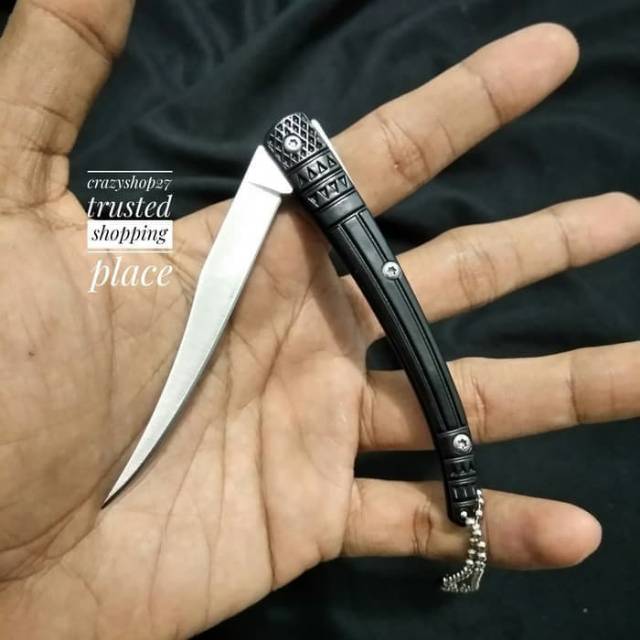 Pisau lipat mini super tajam pisau outdoor pisau hunting