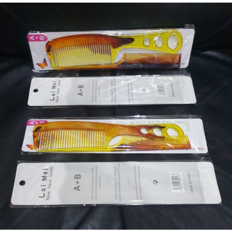 TAKASHI SEPASANG SISIR SALON PREMIUM IMPORT WARNA ELEGAN