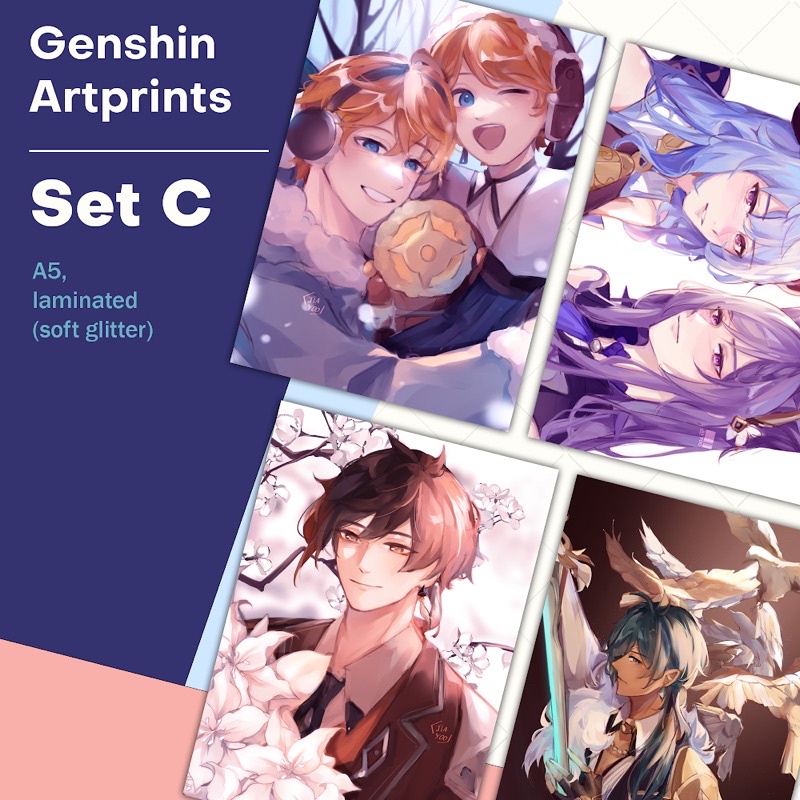 

Genshin Artprints - SET C