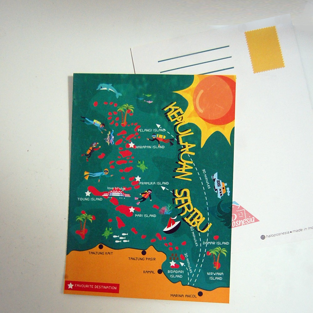 

Postcard - Kartu Pos Kepulauan Seribu 19