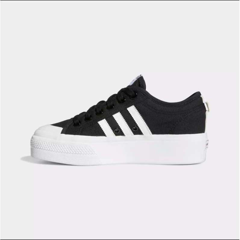 Adidas Original Nizza Platform Shoes Woman Black