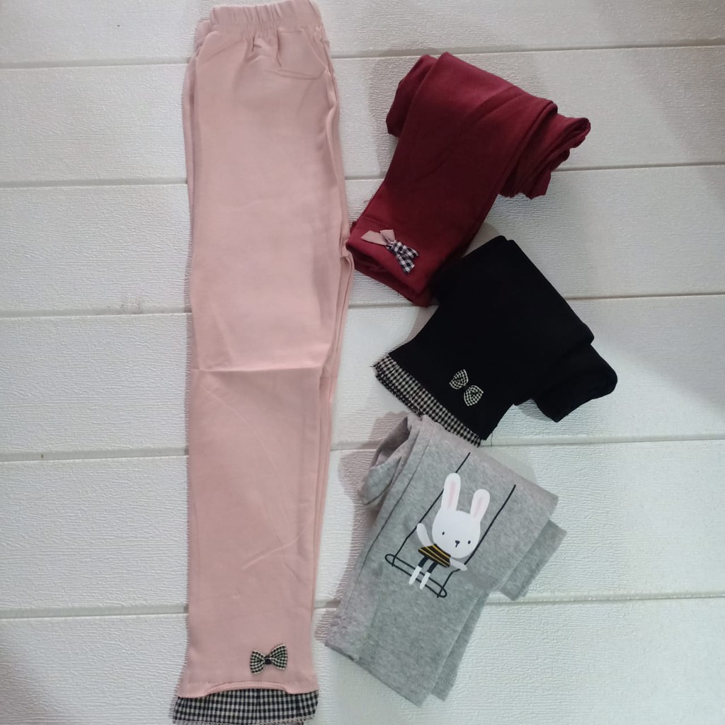 Legging Anak Perempuan Import // 3-9 Tahun