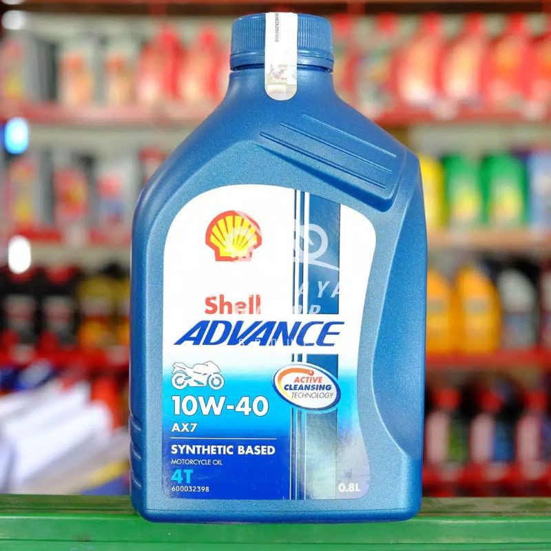 Oli Motor Shell Advance 4T AX7 Sae 10W-40 800ml