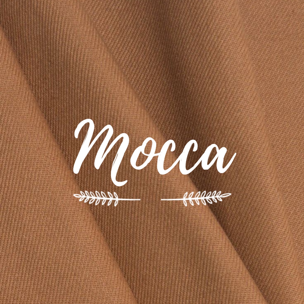 JILBAB INSTAN MECCA AREY DOUBLE LIST KOMBINASI-Mocca