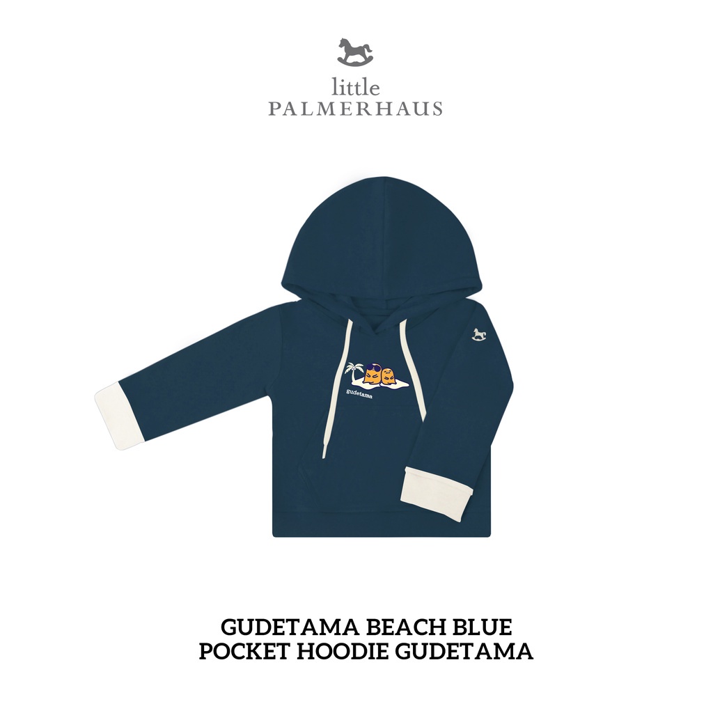 Jaket Hoodie Bayi Anak Little Palmerhaus Pocket Hoodie Gudetama