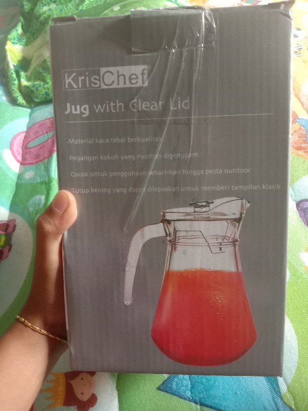 Teko Kaca Air Minum 1.4 Liter Krischef