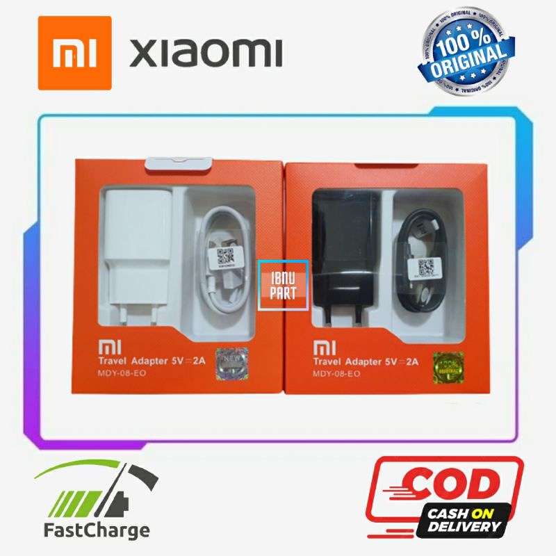 CHARGER XIAOMI ORIGINAL 100% FAST CHARGING - MICRO USB