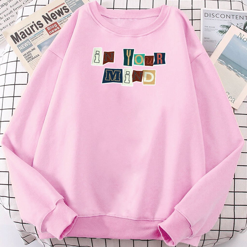 Sweater oversize wanita IN YOUR MIND sweter oblong cewek murah trend ala korea