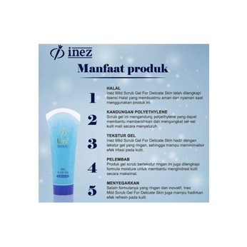 INEZ MILD SCRUB GEL(KULIT KERING)