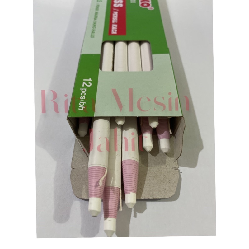 

H7Y satu lusin pensil kapur putih joyko PG-100