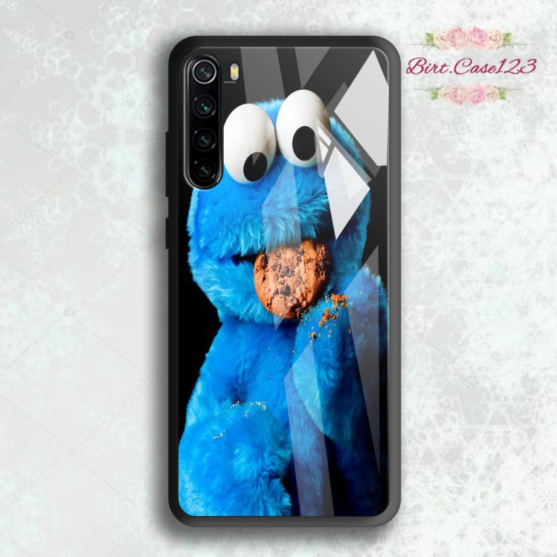 back case glass COOKIES MONSTER Realme C1 C2 C3 U1 2 2 Pro 3 Pro 5 5i 5s Pro 6 Pro X Xt C11 BC1682