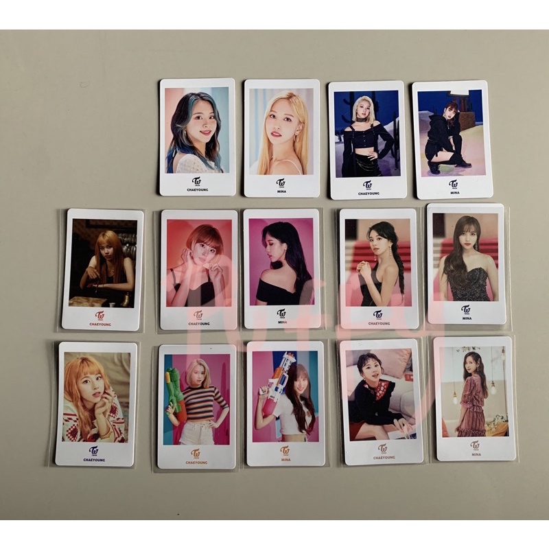 TWICE MINA CHAEYOUNG JAPAN POLAROID