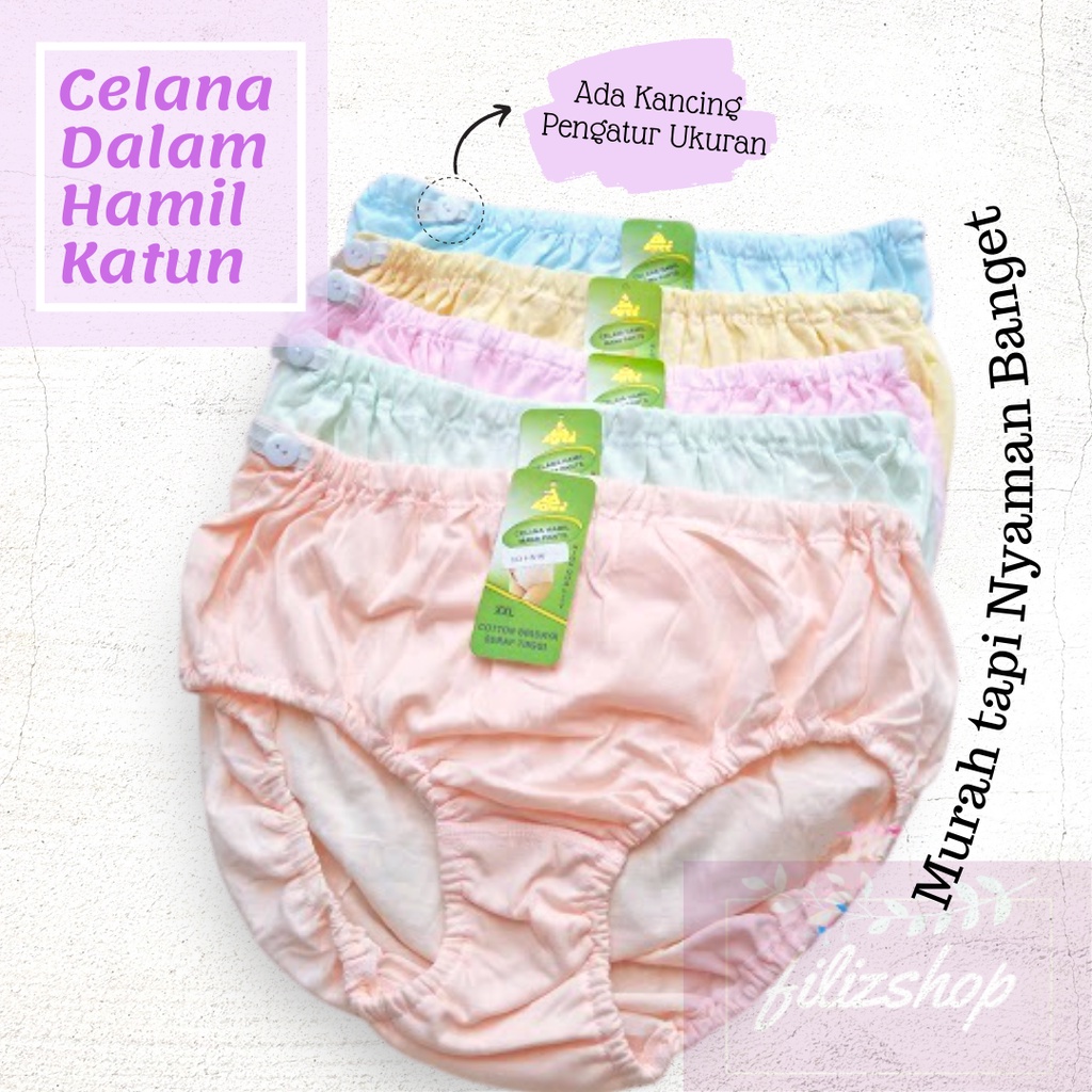 Celana Dalam Hamil CD Hamil Celana Dalam Ibu Hamil Jumbo XL XXL Katun Merk Agree