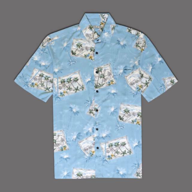 Kemeja Pantai Batik Bay by Burma Bibas Palm Tree Hawaiian Shirt Original