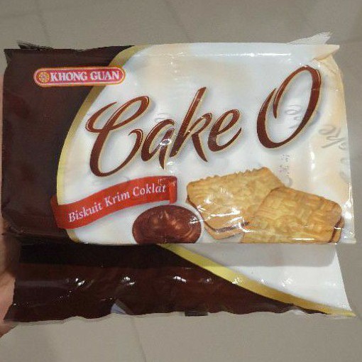 

Khong Guan CAKE-O Biskuit cream COKLAT / BLACK ( 10 pcs) 230gr.