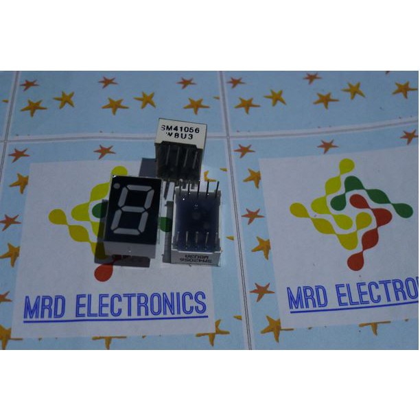 1 Digit 7 Segment Segmen 0,56" Common Cathode Red