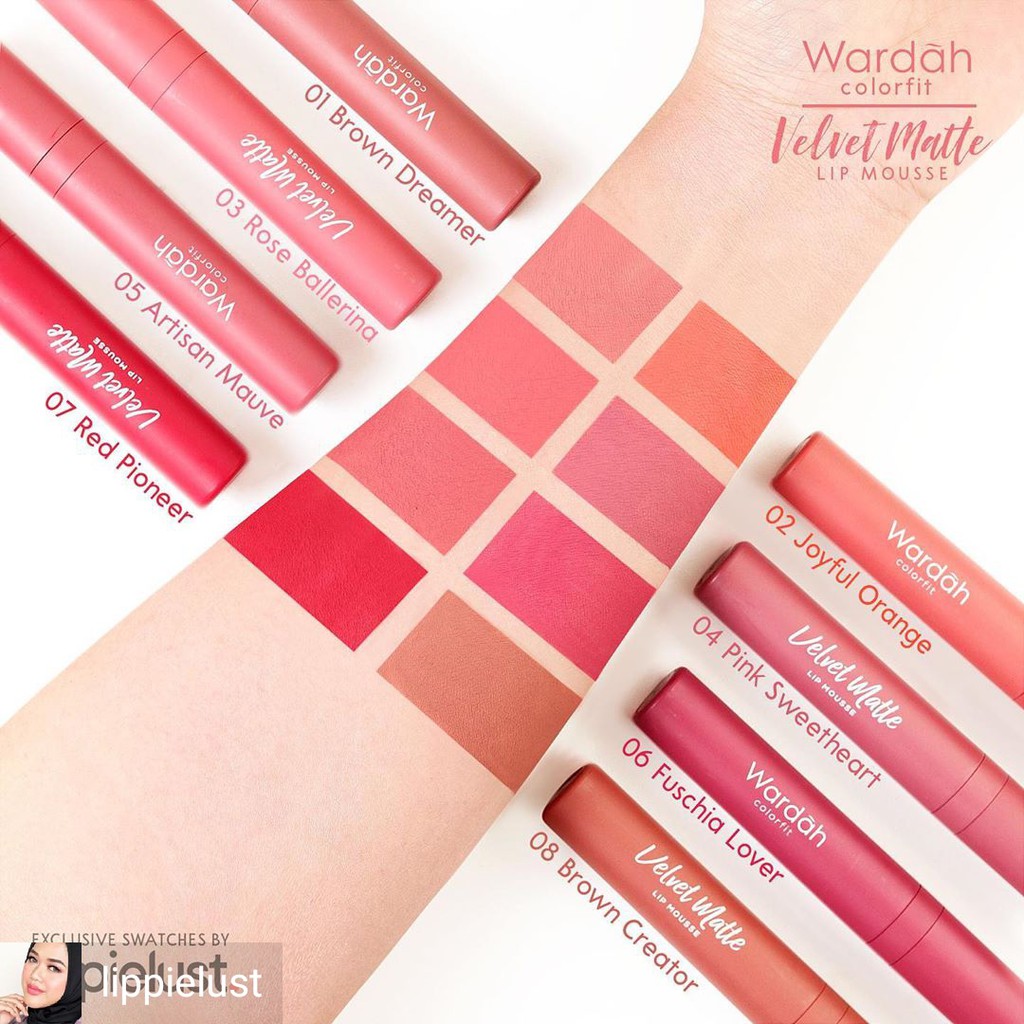 Wardah Colorfit Velvet Matte Lip Mousse