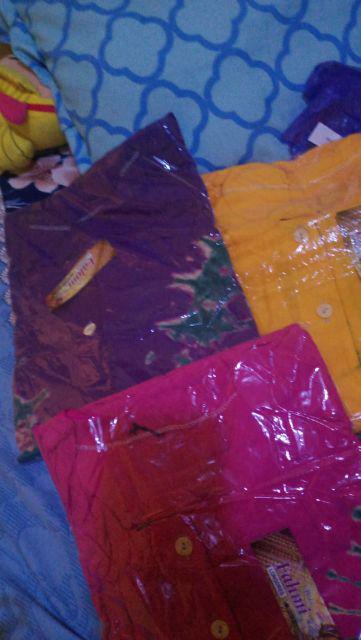 Ecer Gamis Falany Daster Lengan Panjang Wanita Batik Jumbo