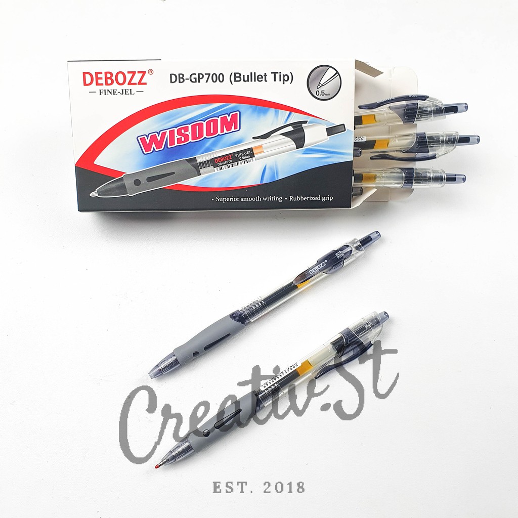 

DEBOZZ Pulpen Pena Bolpen Gel Pen Db-Gp700 Wisdom 0.5 Mm