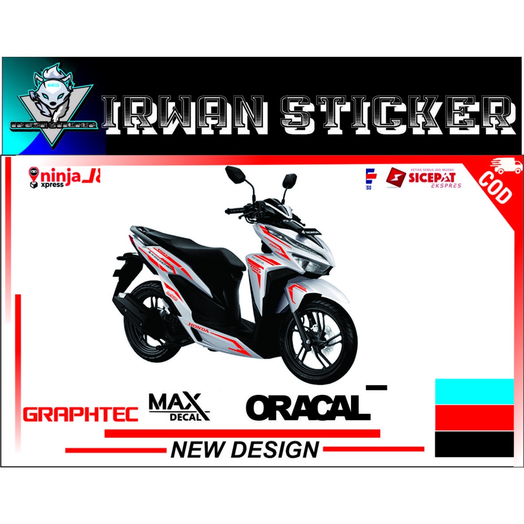 JUAL CUTTING STICKER HONDA VARIO 150NEW 2021/2022 STRIPING VARIO 150 COD,....