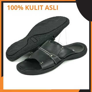  Sandal  Pria  Casual Flip Flop Sendal Kokop Slop  Cowok  Kulit 