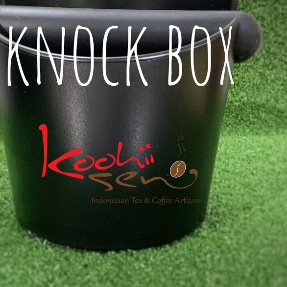 ❅ Knock Box hitam simple home Barista Espresso Tools ♜