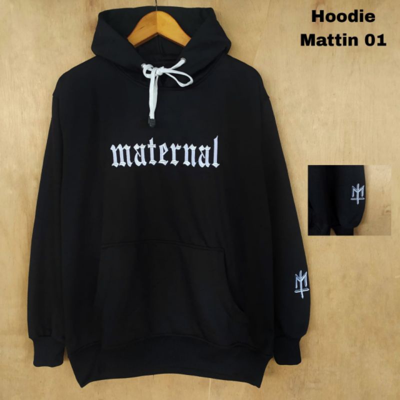 Hoodie MATERNAL Disaster Hitam XXL XL L Jaket Distro